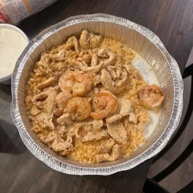 Arroz Con Chicken & Shrimp.