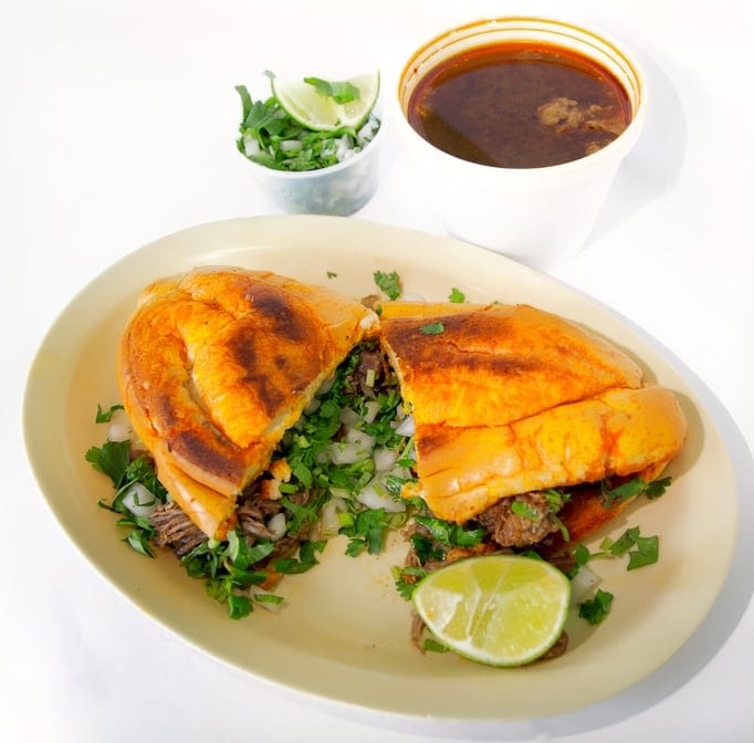 Torta Birria.