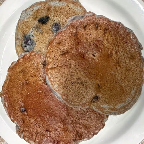 Blueberry Pancakes.