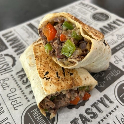 Philly Cheese Steak Wrap.