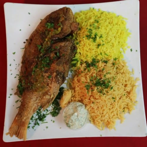 Pomphret Fish (Fried).