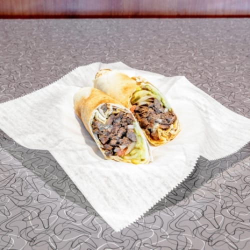 Beef Shawarma Sandwich.