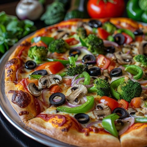 (Small 12") Veggie Pizza.