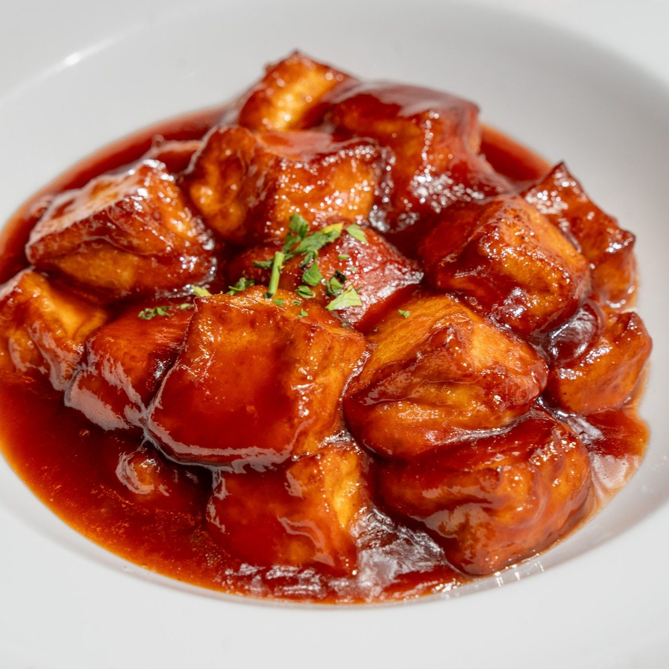 Queso Frito Con Salsa De Guayaba.