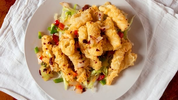 Spicy Salt & Pepper Calamari.