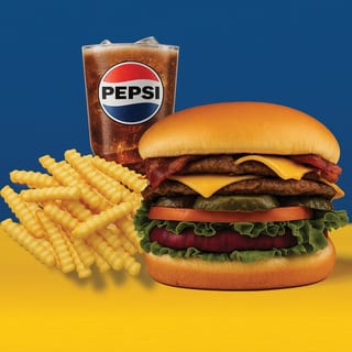 5. Double Bacon Cheeseburger Combo