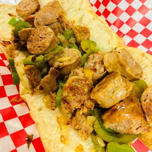 Grilled Sausage Sub.