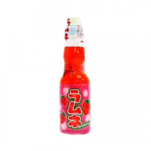 Japanese Drink: Yappari Ramune Strawberry.