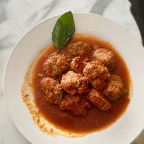 Meatballs Marinara.