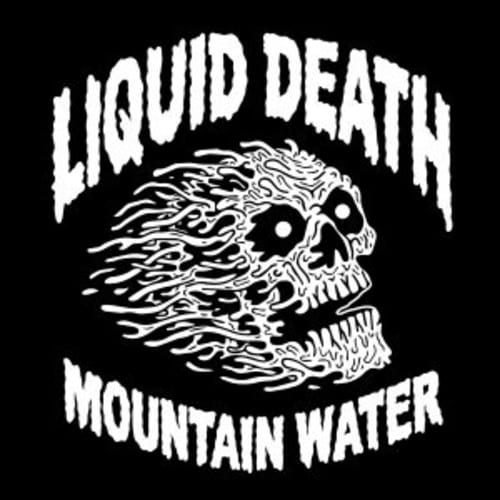 Liquid Death Sparkling Water.