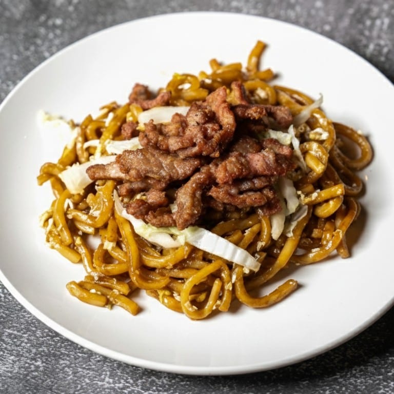 F17. Beef Fried Noodles.