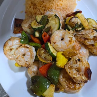 GRILLED SHRIMP PLATE
