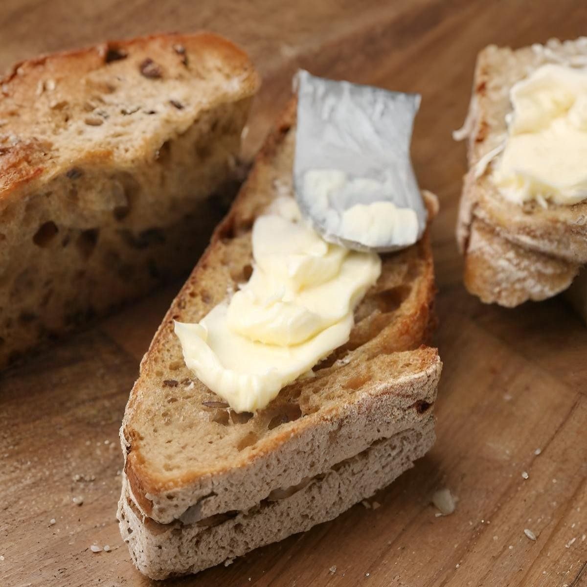 Wood Fired Bread with Butter.