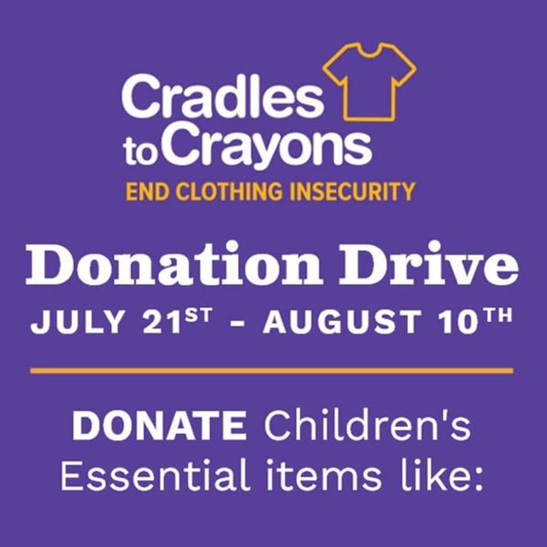 Cradles to Crayons Donation Drive 🎁