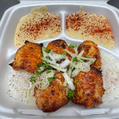 #1 Chicken Shish Kabob.