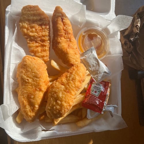 Crispy Chicken Tenders (4) Dinner.