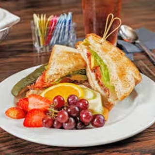 Carved Turkey & Bacon Club Sandwich