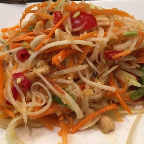 A2. Papaya Salad Vegan.