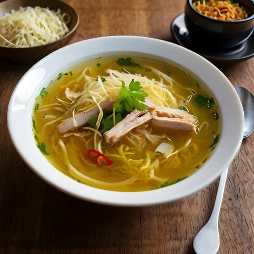 T11. Chicken w/ Egg Noodle Soup (Mi Ga).