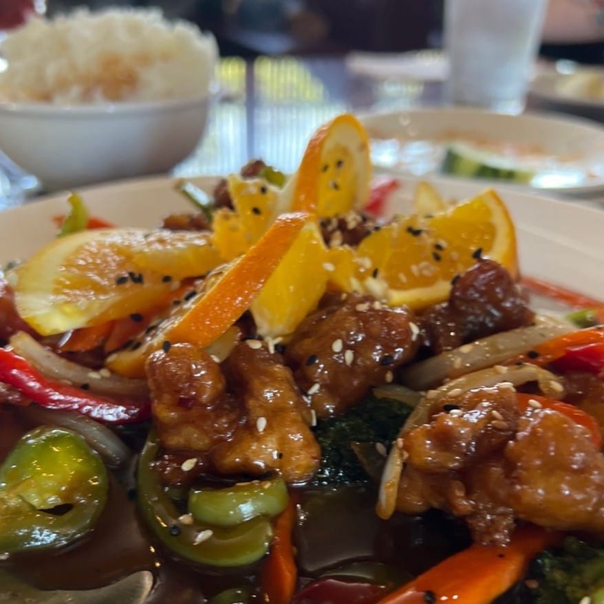 Thai Orange Chicken.