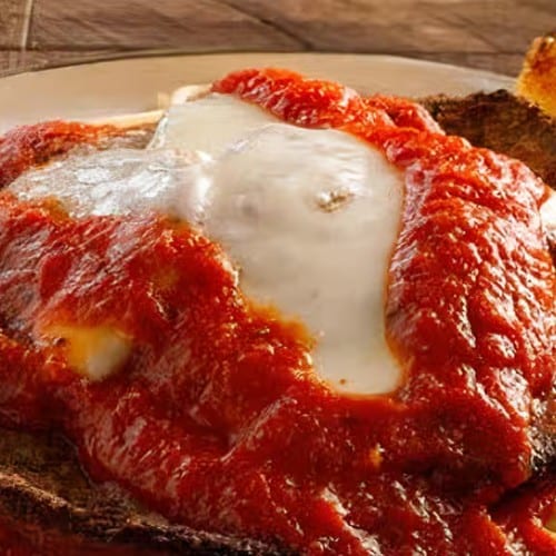 Chicken, Eggplant, or Veal Parmigiana.