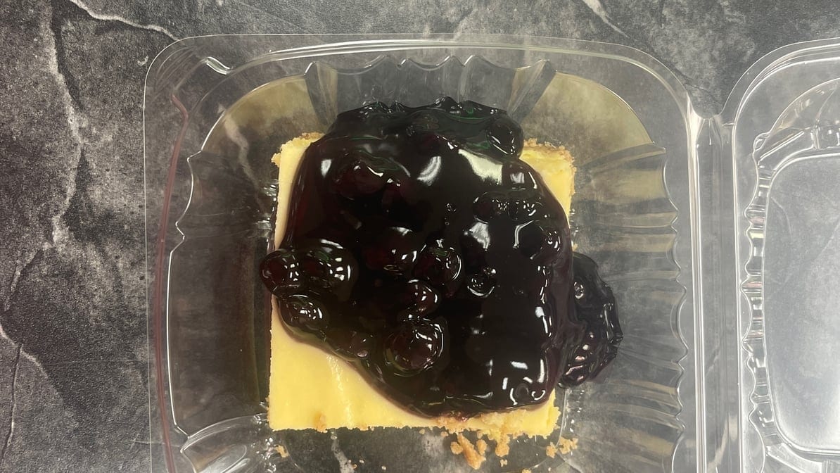 Blueberry Cheesecake.