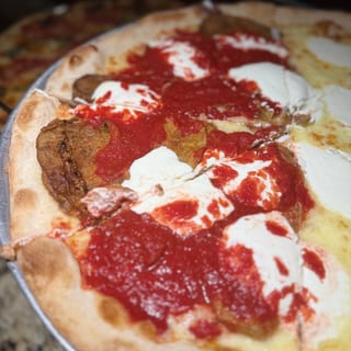 Eggplant Rollatini Pizza