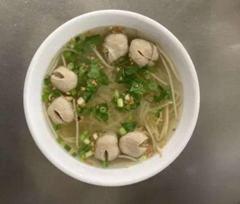 Noodles with Pork Balls.