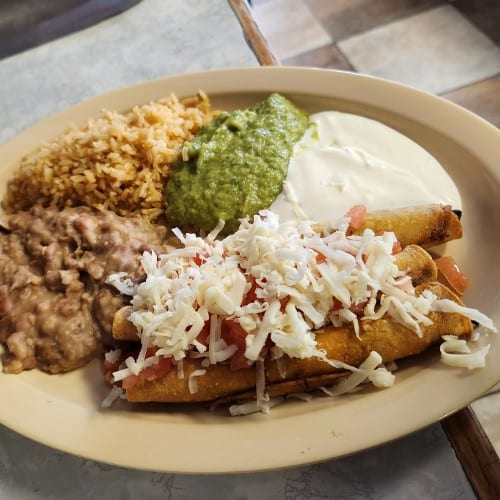 Taquitos Plate.