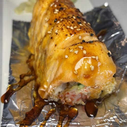 Baked Salmon Full Roll.