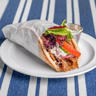 Gyro Sandwich & Spanakopita