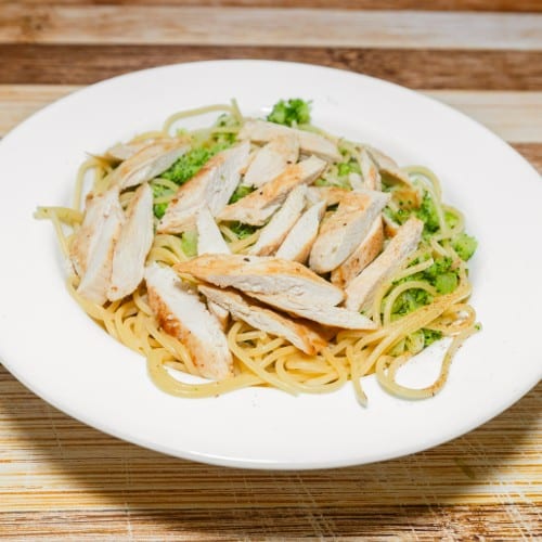 Chicken and Broccoli Pasta.