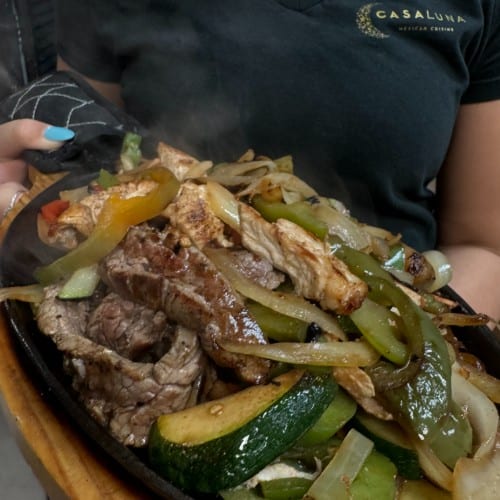 Sizzling Fajitas Dinner.
