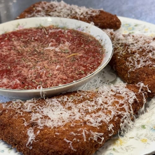 Mozzarella Triangles.