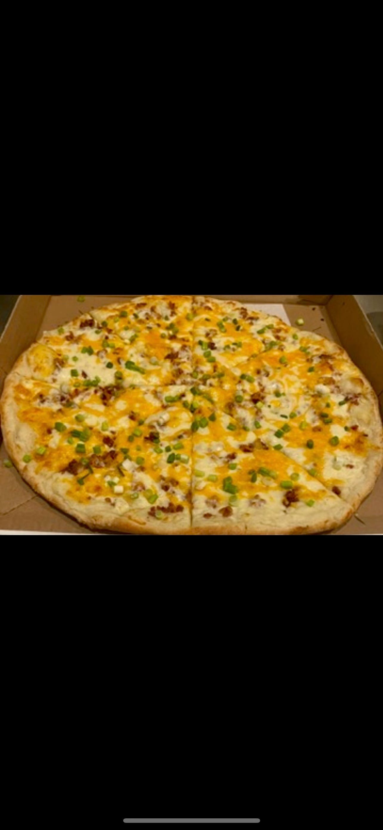 Loaded Baked Potato Pizza.