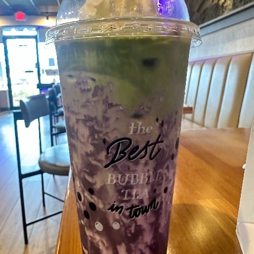 Matcha Ube Latte.