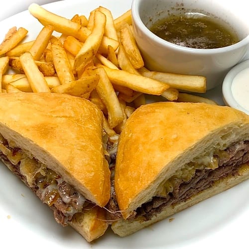 Prime Rib French Dip.