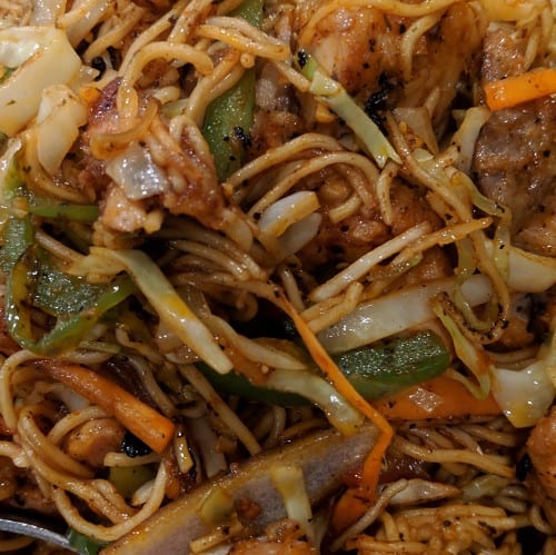 Chicken Hakka Noodles.