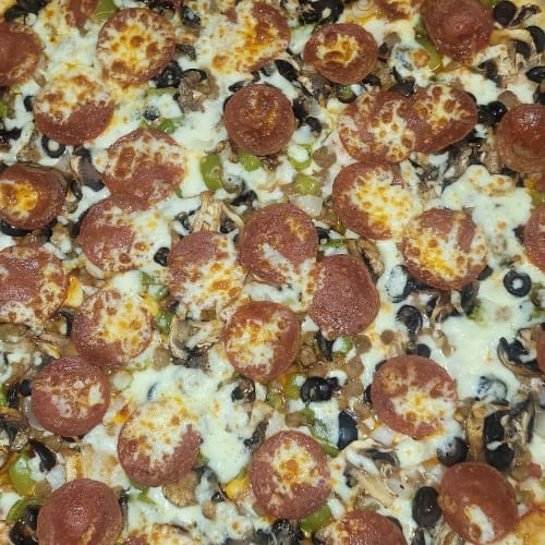 Loaded Nine Toppings Pizza (Large).