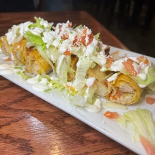 Chicken Flautas Lunch