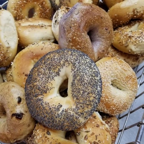 Bagels (6) Kosher Assorted (NO CHEESE).