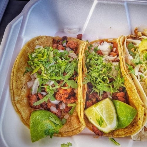 Chorizo Tacos.