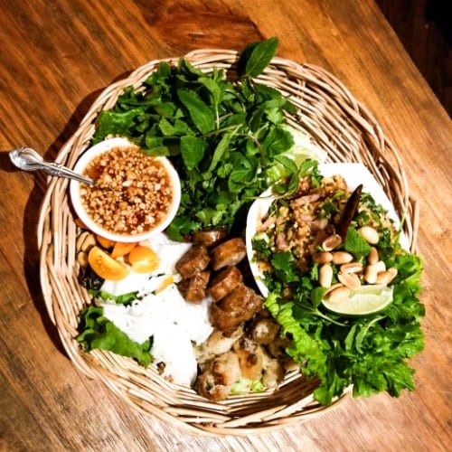 Vegetarian Lao Platter.