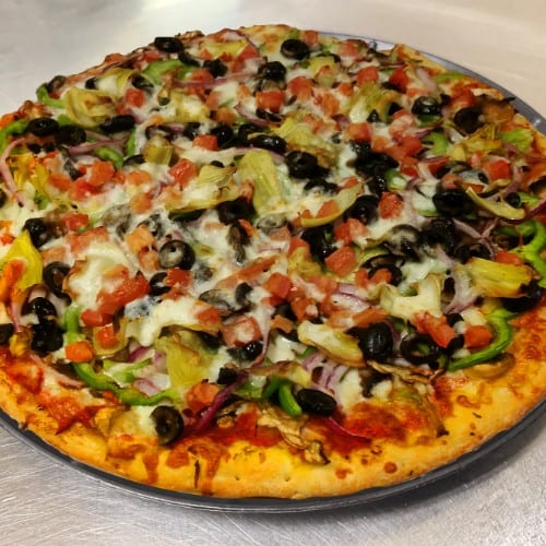 Oregon Vegetarian Pizza.