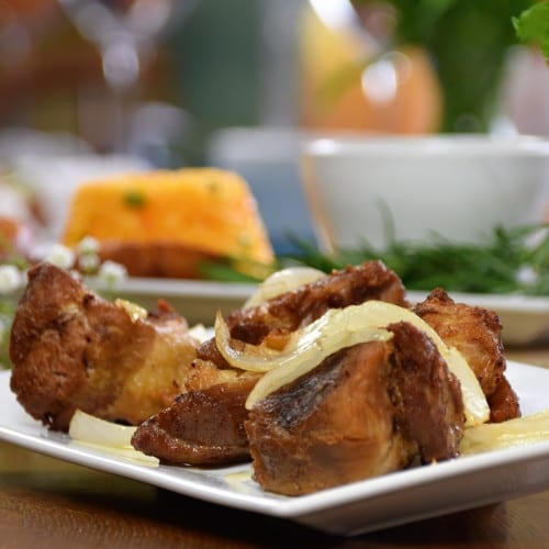 Masitas De Puerco Plate.