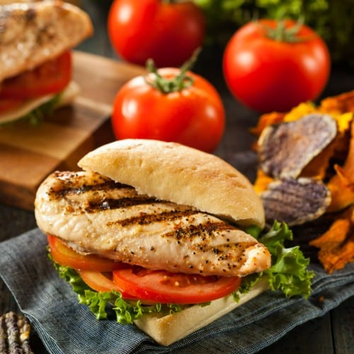 Grilled Chicken Sandwich.
