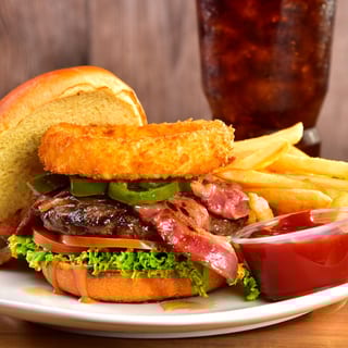 8. Fred's Super Burger Meal