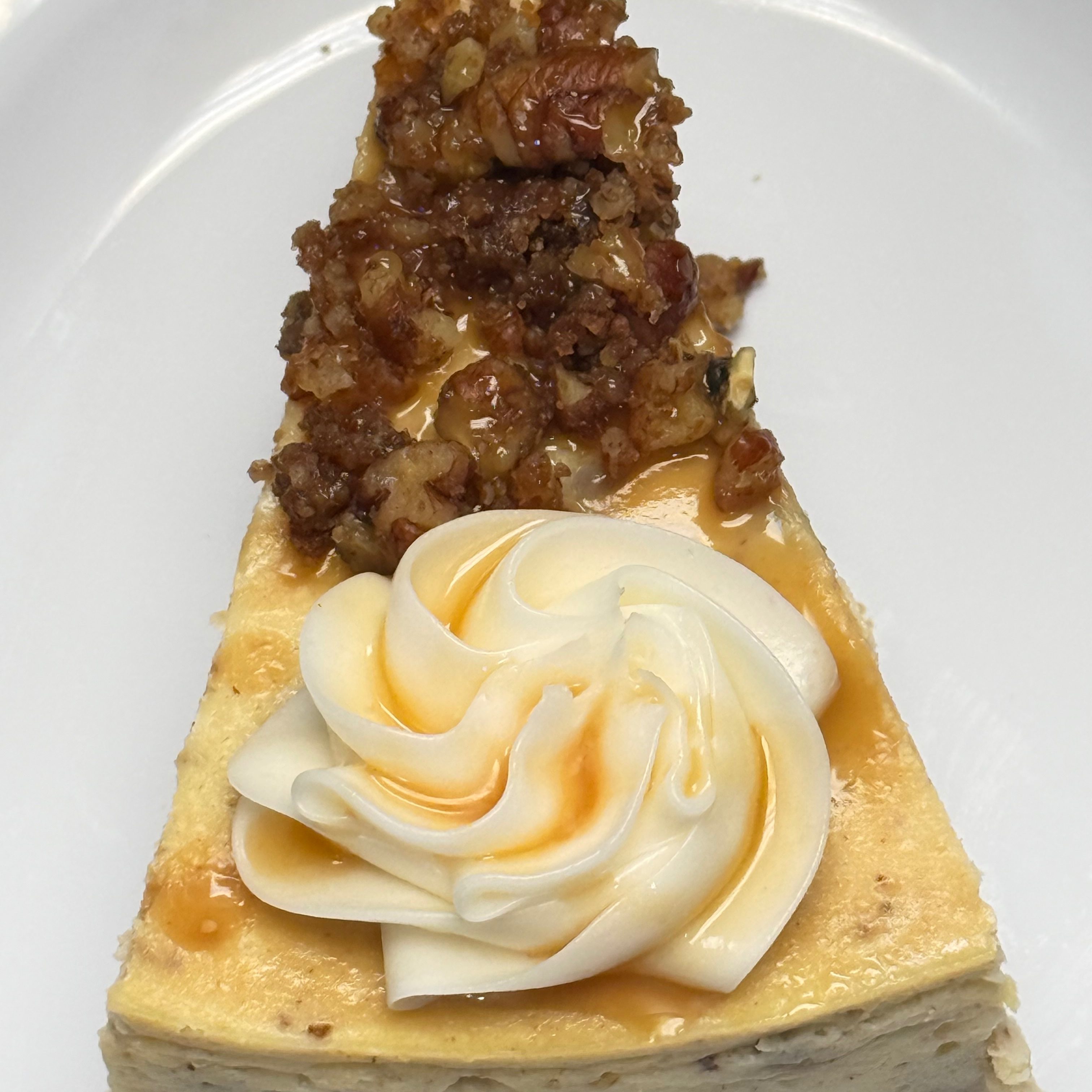 Brown Butter Pecan Cheesecake.