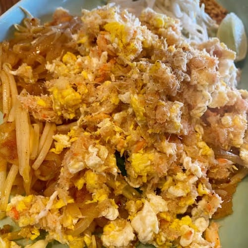 Crab Pad Thai.