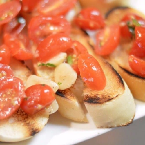 Bruschetta.